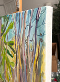 Original art for sale at UGallery.com | Marsh Near the South River by Robert Hofherr | $950 | acrylic painting | 24' h x 24' w | thumbnail 2