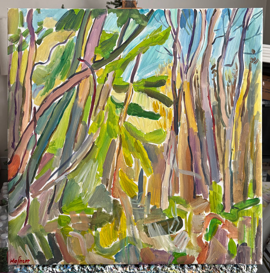 Marsh Near the South River by Robert Hofherr |  Context View of Artwork 