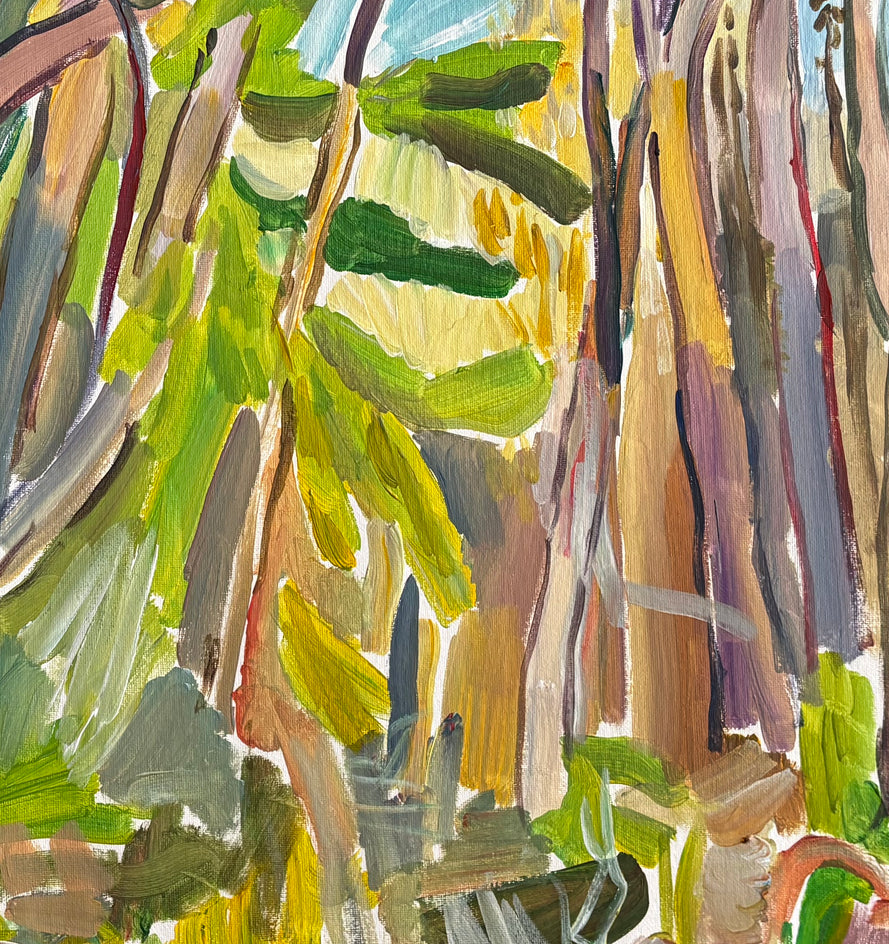 Marsh Near the South River by Robert Hofherr |  Closeup View of Artwork 