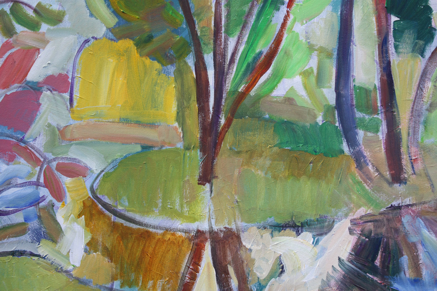 Meandering by Robert Hofherr |  Closeup View of Artwork 