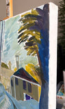 Original art for sale at UGallery.com | Morning Blues by Robert Hofherr | $1,025 | acrylic painting | 24' h x 30' w | thumbnail 2