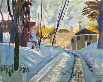 acrylic painting by Robert Hofherr titled Morning Blues