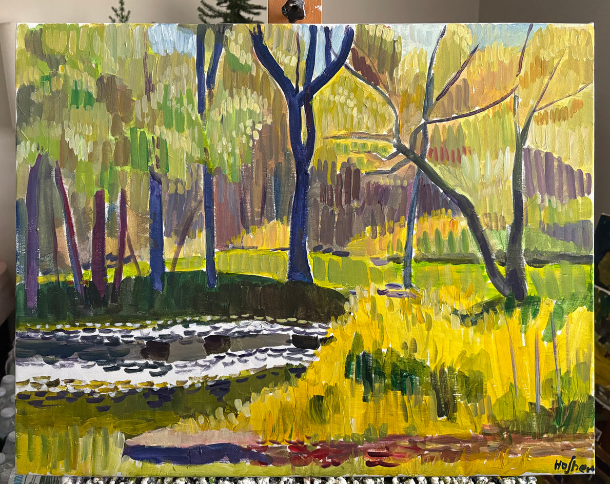 Morning in Mid May by Robert Hofherr |  Context View of Artwork 