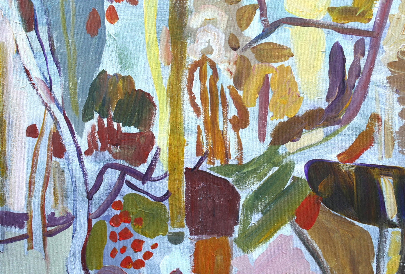 October by Robert Hofherr |  Closeup View of Artwork 