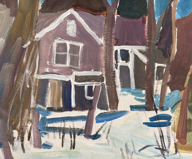 Old Gray by Robert Hofherr |   Closeup View of Artwork 