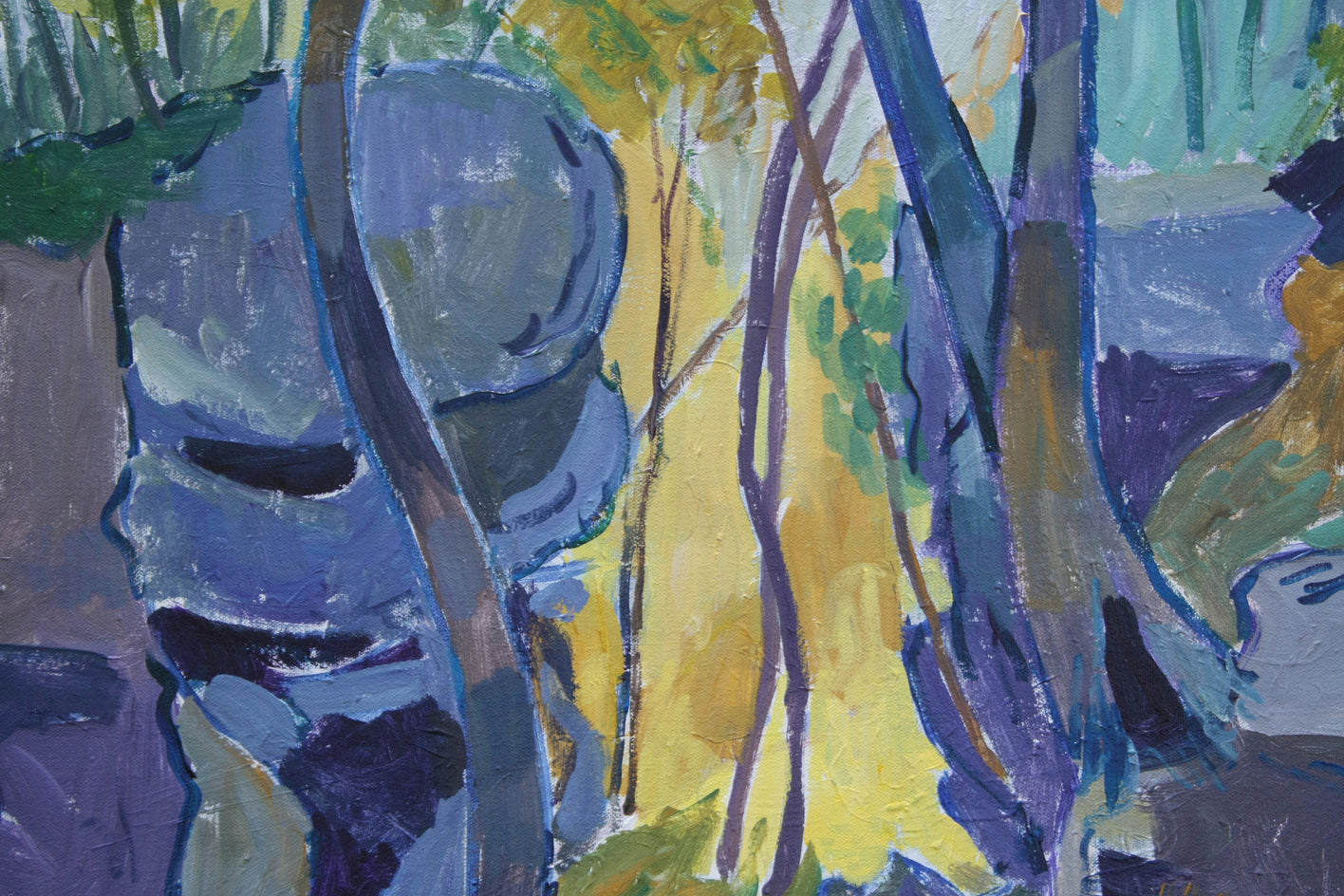 Outcrop by Robert Hofherr |  Closeup View of Artwork 