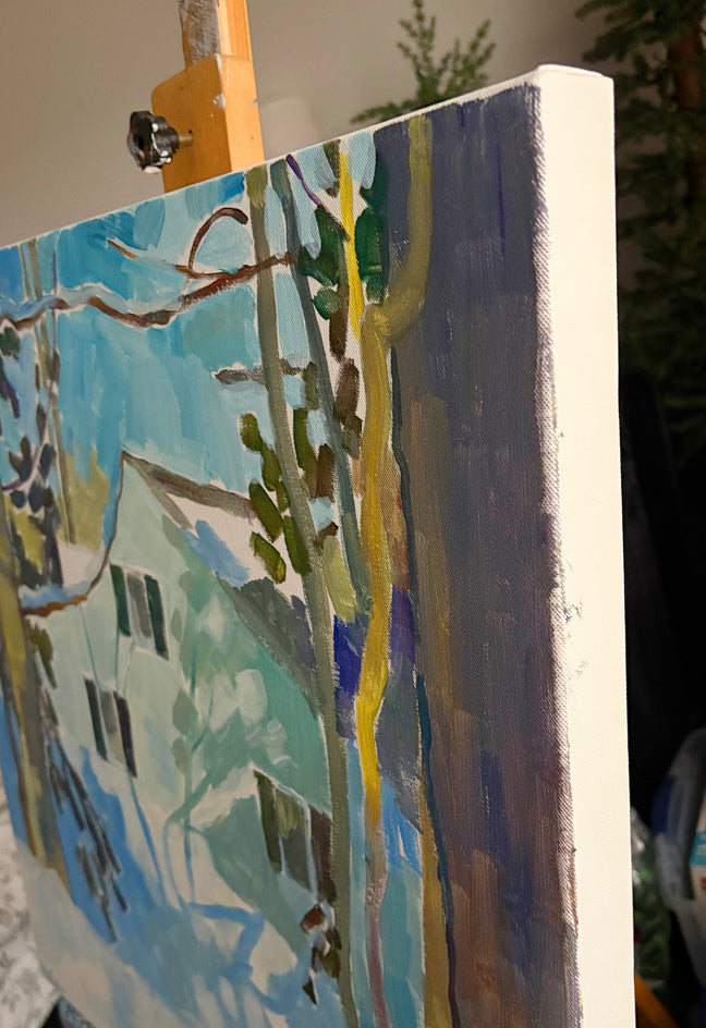 Patterns by Robert Hofherr |  Side View of Artwork 