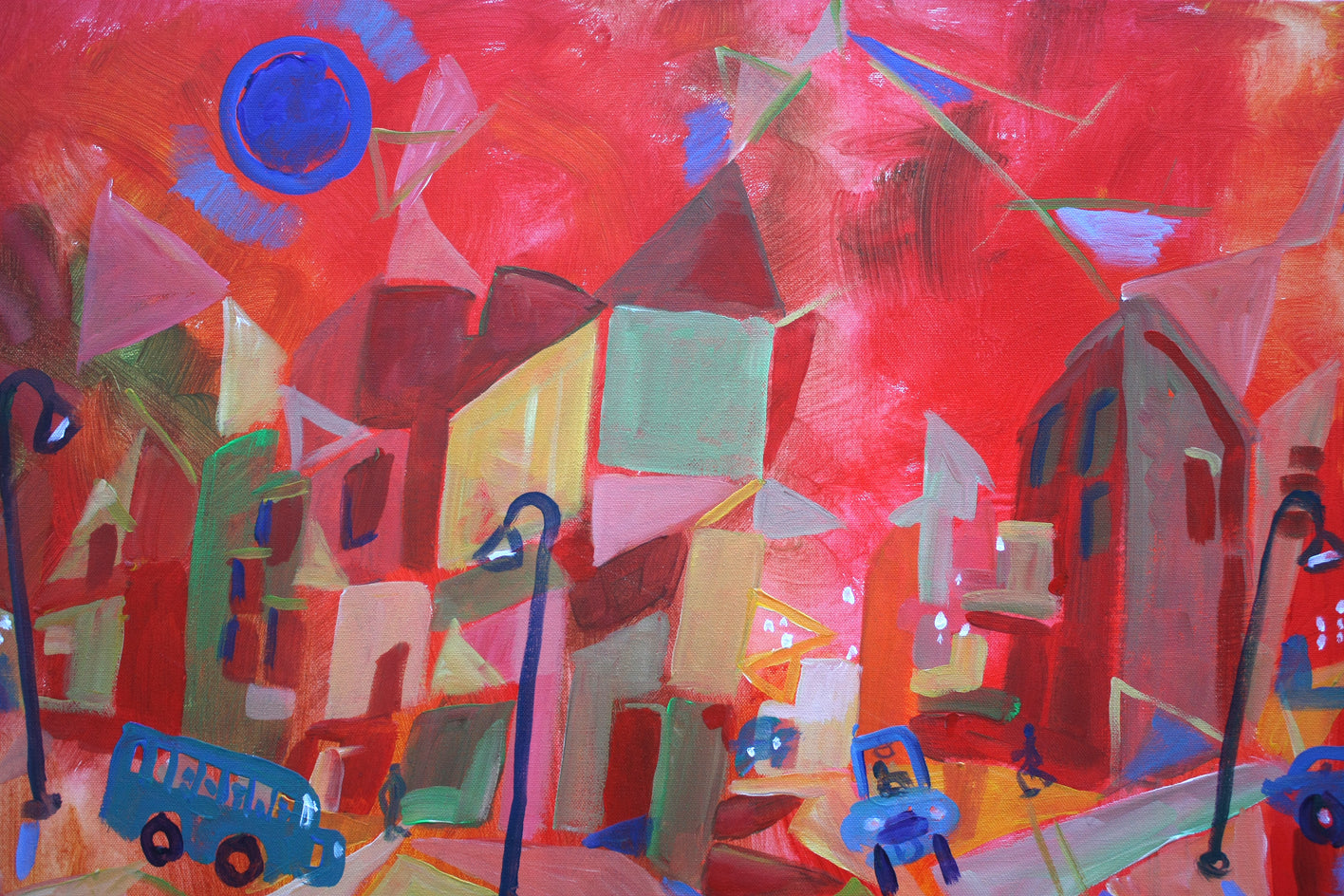 Positively 14th Street by Robert Hofherr |  Closeup View of Artwork 