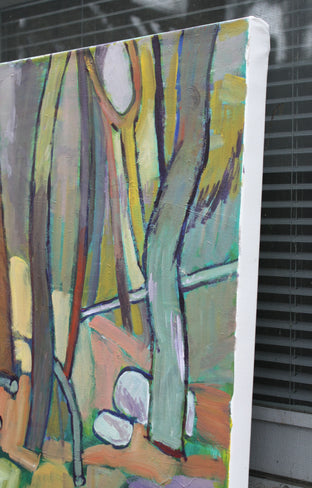 Reflective Pool by Robert Hofherr |  Side View of Artwork 