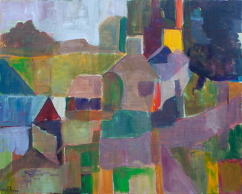 acrylic painting by Robert Hofherr titled Relics