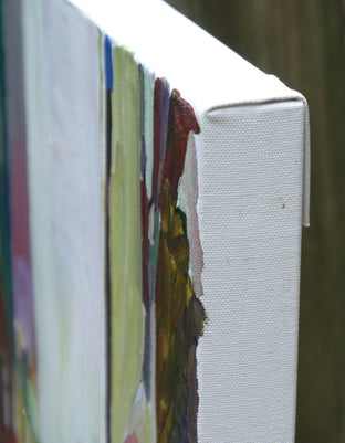 Ruin in a Wood by Robert Hofherr |  Side View of Artwork 