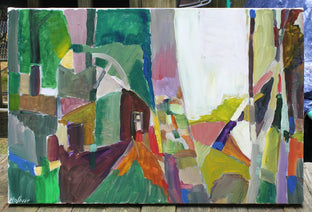 Ruin in a Wood by Robert Hofherr |  Context View of Artwork 