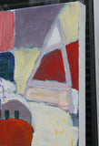 Original art for sale at UGallery.com | Sailboat with a Red Mast by Robert Hofherr | $1,500 | acrylic painting | 24' h x 24' w | thumbnail 2