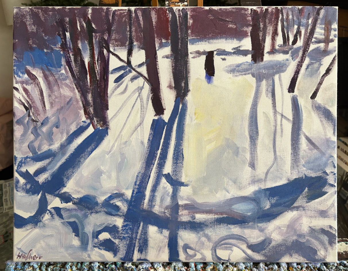 Shadows of Winter by Robert Hofherr |  Context View of Artwork 