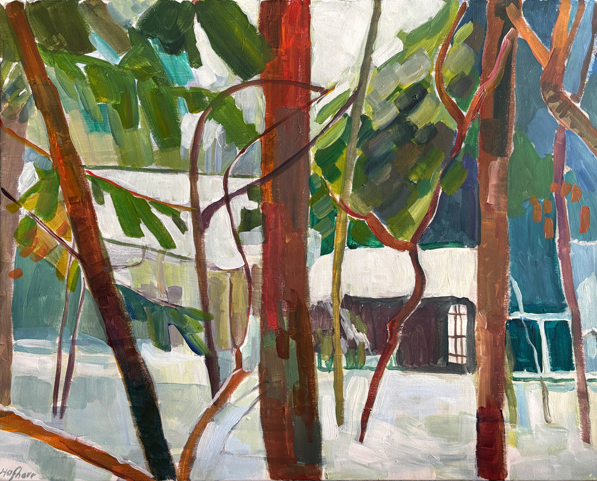 Snowy Rooflines by Robert Hofherr |  Artwork Main Image 