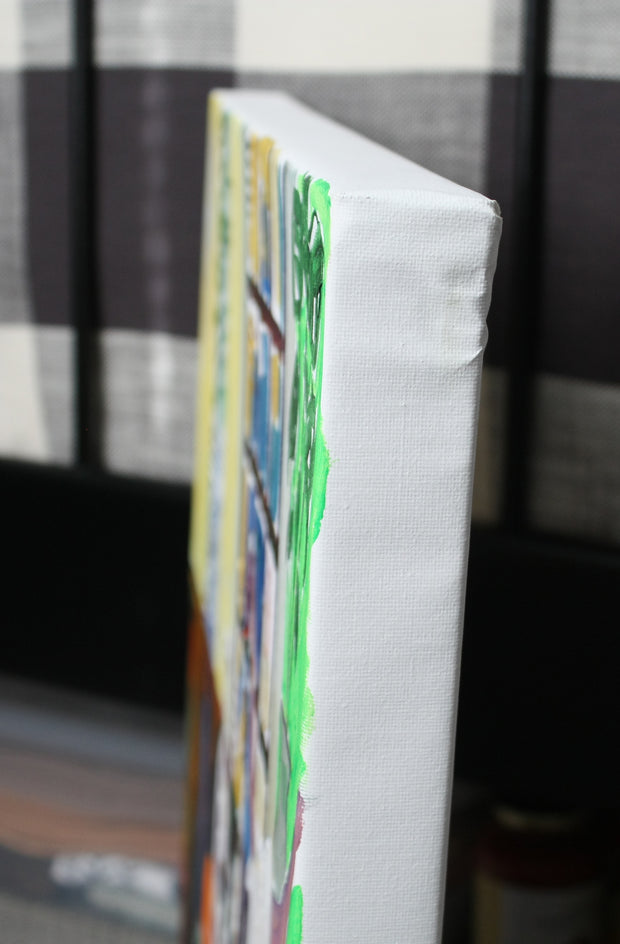 Still Life with Cow Skull by Robert Hofherr |  Side View of Artwork 