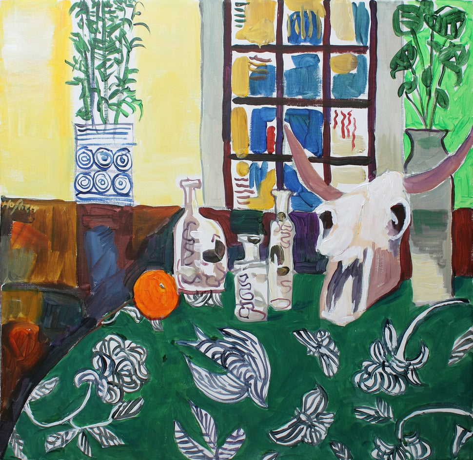 Still Life with Cow Skull by Robert Hofherr |  Artwork Main Image 