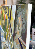 Original art for sale at UGallery.com | Sunlight on Trees by Robert Hofherr | $950 | acrylic painting | 24' h x 24' w | thumbnail 2