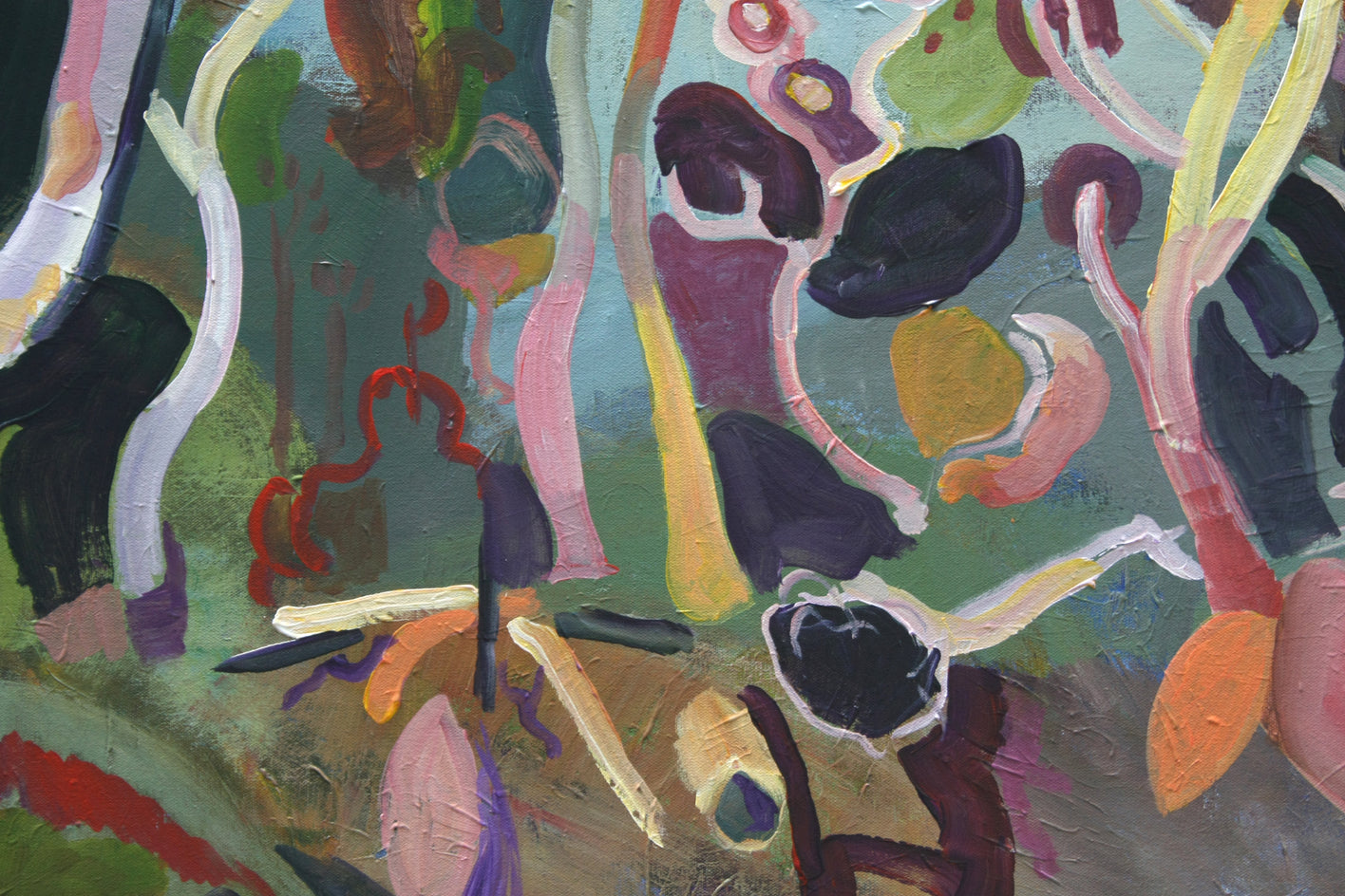 The Long Forest by Robert Hofherr |  Closeup View of Artwork 