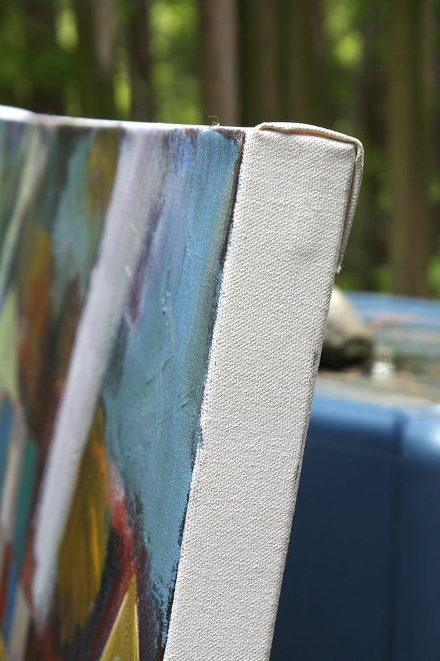 The Structure Is the Meaning by Robert Hofherr |  Side View of Artwork 