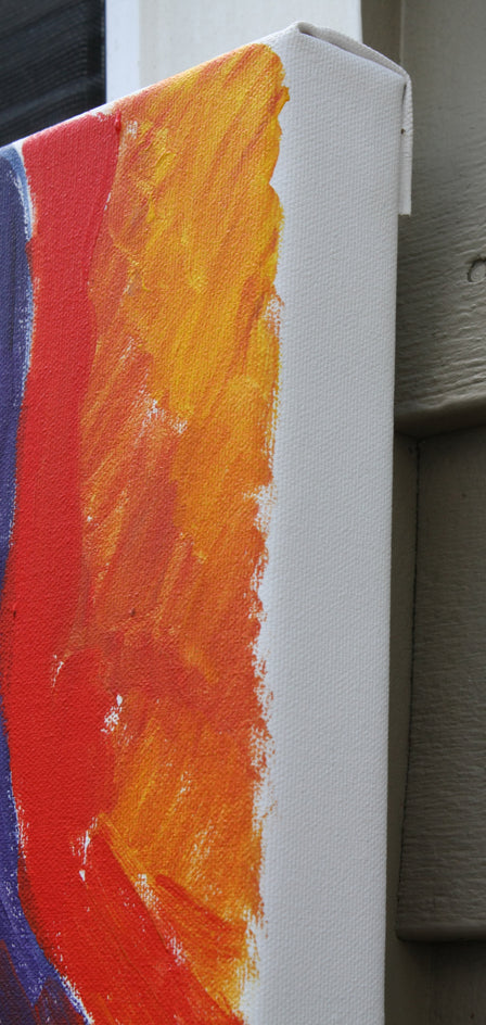 Top of the Morning by Robert Hofherr |  Side View of Artwork 