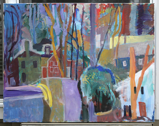 Up Around the Bend by Robert Hofherr |  Context View of Artwork 