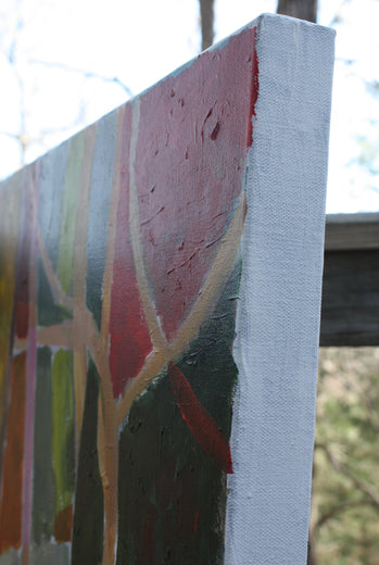 Wandering Wood by Robert Hofherr |  Side View of Artwork 