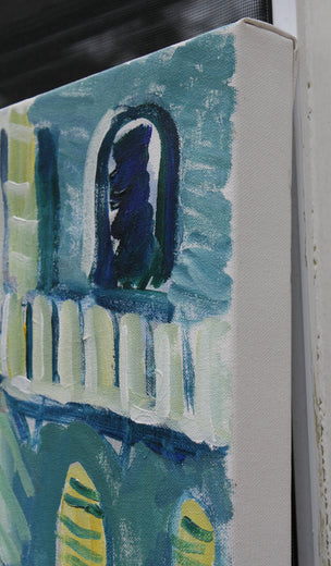 Ways of the City by Robert Hofherr |  Side View of Artwork 