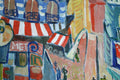 Original art for sale at UGallery.com | Ways of the City by Robert Hofherr | $1,175 | acrylic painting | 24' h x 30' w | thumbnail 4