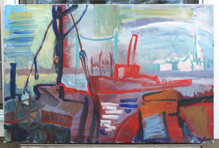Wharf by Robert Hofherr |  Context View of Artwork 
