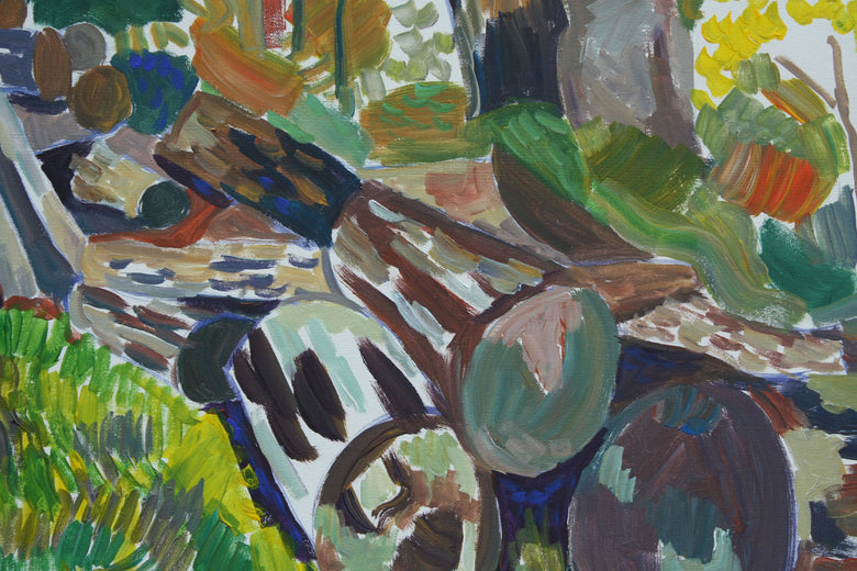 Woodpile by Robert Hofherr |   Closeup View of Artwork 