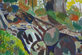 Original art for sale at UGallery.com | Woodpile by Robert Hofherr | $1,100 | acrylic painting | 24' h x 24' w | thumbnail 4