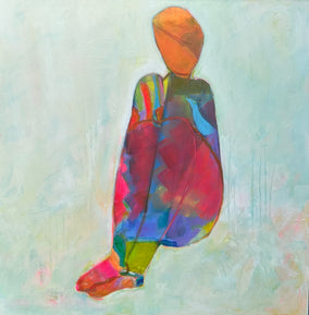 Original art for sale at UGallery.com | Fresh Perspective by Robin Okun | $2,300 | acrylic painting | 36' h x 36' w