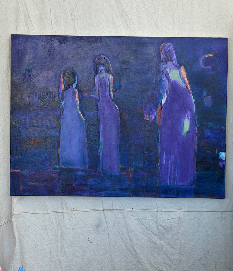 Twilight Gathering by Robin Okun |  Context View of Artwork 