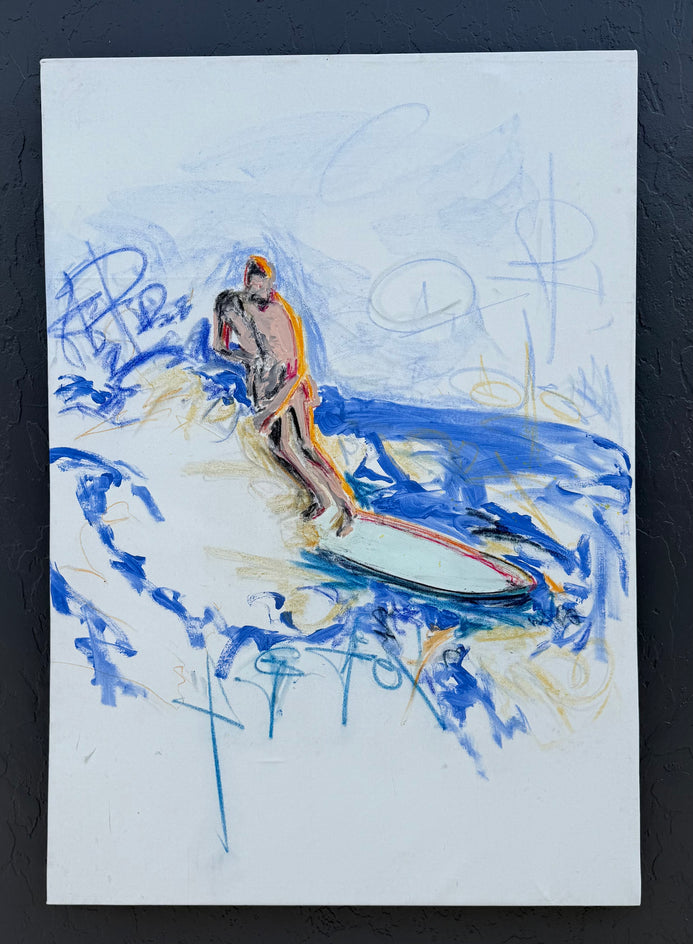 Breathing in Blue by Rodion Gilmitdinov |  Context View of Artwork 