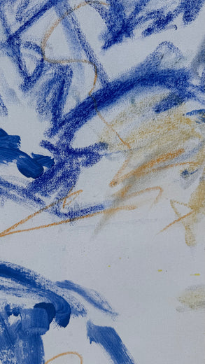 Breathing in Blue by Rodion Gilmitdinov |   Closeup View of Artwork 