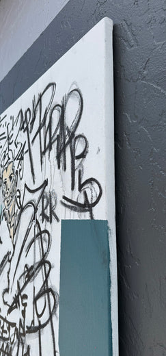 Fragmented Rebel by Rodion Gilmitdinov |  Side View of Artwork 