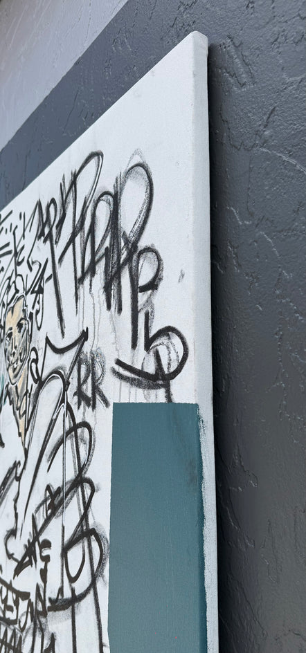 Fragmented Rebel by Rodion Gilmitdinov |  Side View of Artwork 