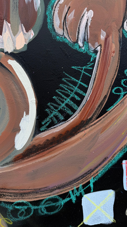 Homebound Creature by Rodion Gilmitdinov |  Closeup View of Artwork 