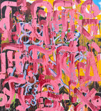 Original art for sale at UGallery.com | Syntax of Emotion by Rodion Gilmitdinov | $4,000 | mixed media artwork | 53' h x 48' w | thumbnail 1