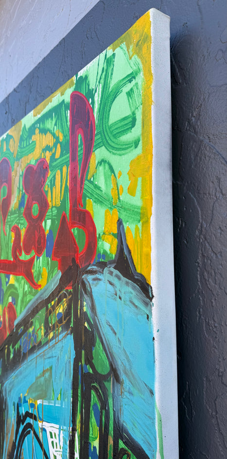 Where Time Remembers by Rodion Gilmitdinov |  Side View of Artwork 