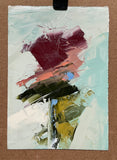 Original art for sale at UGallery.com | Blossoms of Abstraction, II by Ronda Waiksnis | $300 | oil painting | 11' h x 7.75' w | thumbnail 3