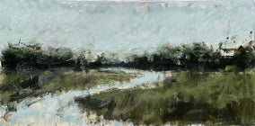 Original art for sale at UGallery.com | A Brush with Nature by Ronda Waiksnis | $2,700 | oil painting | 30' h x 48' w