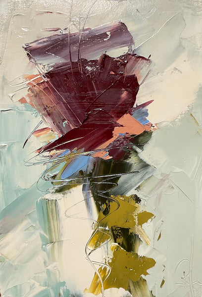 A Flower in Motion, II by Ronda Waiksnis | Artwork Main Image