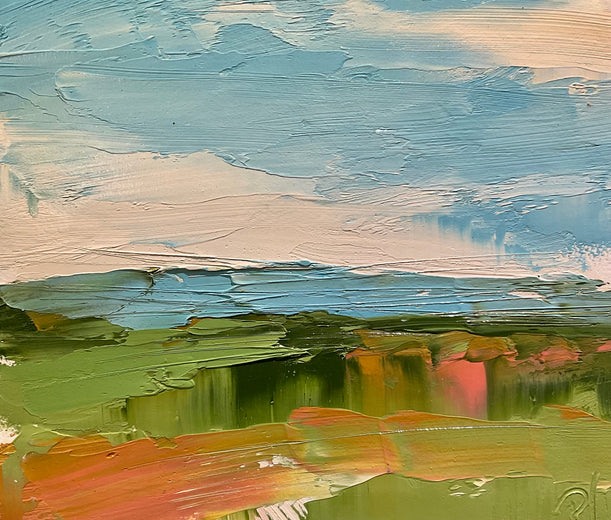 Afternoon View, III by Ronda Waiksnis |   Closeup View of Artwork 
