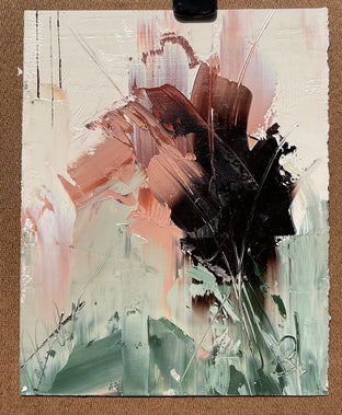 Echoes of Bloom by Ronda Waiksnis |  Side View of Artwork 