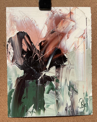 Echoes of Bloom, II by Ronda Waiksnis |  Side View of Artwork 