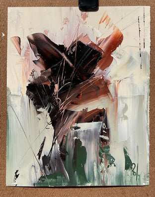 Echoes of Bloom, III by Ronda Waiksnis |  Side View of Artwork 