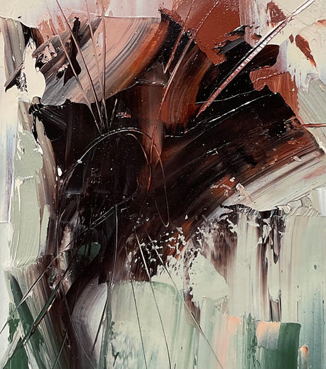 Echoes of Bloom, IV by Ronda Waiksnis |   Closeup View of Artwork 