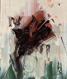 Original art for sale at UGallery.com | Echoes of Bloom, IV by Ronda Waiksnis | $300 | oil painting | 10' h x 8' w | thumbnail 1